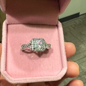 Cubic zirconia ring size 9